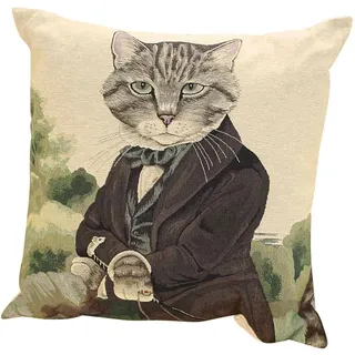 Mars & More gobelin Kissen Katze GRAF 45x45cm