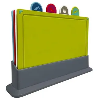 feinlux Schneidebrett Schneidebrett Kunststoff Multifunktional Set, (Set, Haushalt Obst-Schneidebrett Küchenschneidebrett-Set), Mit Anti-Rutsch-Pads Strapazierfähig und leicht zu reinigen( 4 Stück) grün