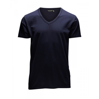 Jack & Jones Herren V-Neck T-Shirt Basic Blau XXL