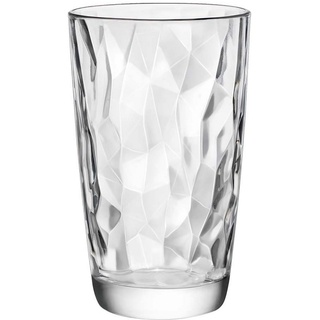 Bormioli Rocco Longdrinkglas Diamond, Glas, Longdrink 470ml Glas transparent 6 Stück