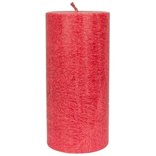 Kerzenfarm Hahn Stearin Stumpenkerze - rot 135x64mm