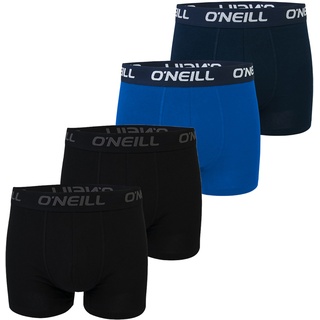 O'Neill Herren Boxershort Uni Sport Boxer S M L XL XXL 95% Baumwolle - 4er 6er 8er Multipack in XL 4er Pack