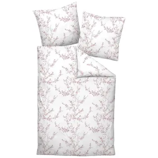 JANINE Carmen floral Rosa 135 x 200 cm + 80 x 80 cm