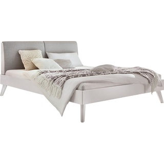 Hasena Bett Simone 180 x 200 cm Holz Braun, Weiß Buche