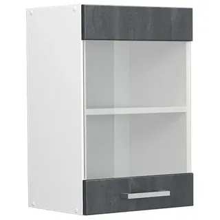 Vicco Hängeschrank R-Line 40 x 31 x 60 cm Schwarz Weiß