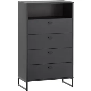 Schildmeyer Janne Highboard 60,2 x 103,9 x 33 cm Schwarz