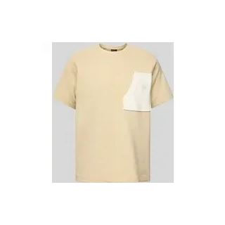 T-Shirt mit Brusttasche Modell 'TERRY', Beige, $listsize[$i].replace('"','"')