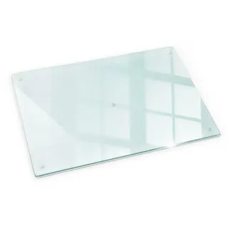 Tulup Glasschneidebrett 1-tlg. 80 x 52 cm Transparent