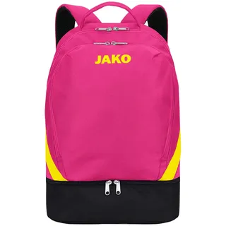 Jako Iconic Rucksack 163 pink/schwarz/neongelb
