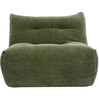 Lounge-Sessel in kaki-gefärbtem Samt-Textur-Effekt BUMPY