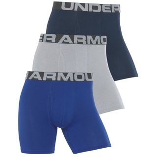 Under Armour® Boxershorts CHARGED COTTON 6 in 1 PACK (Packung, 3-St., 3er-Pack) blau|grau|schwarz S