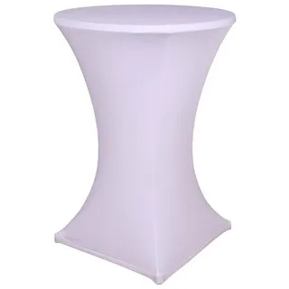 GO-DE Stehtischhusse Weiß 120 x 70/80 cm