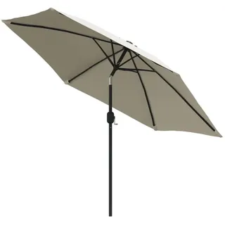 vidaXL Ampelschirm Ø 300 cm Sandweiß