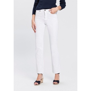 Arizona Gerade Jeans Comfort-Fit High Waist weiß 17