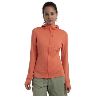 Icebreaker Merino 260 Quantum Iv Full Zip Sweatshirt Orange XL Frau