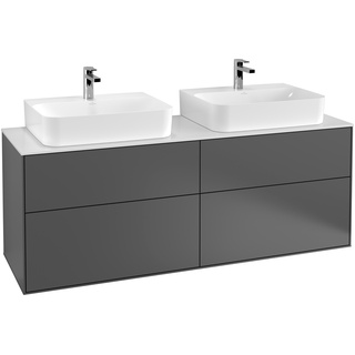 Villeroy & Boch Waschtischunterschrank „Finion“ für Schrankwaschtisch 160 × 60,3 × 50,1 cm 4 Schubladen, für 2 Waschbecken