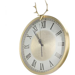 Wanduhr, Geräuschlos, Pendeluhr Im Europäischen Stil Aus Reinem Kupfer, Für Die Wohnzimmer-inneneinrichtung