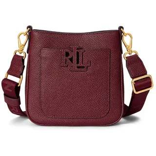 Ralph Lauren Cameryn Small Umhängetasche Leder Dark Garnet