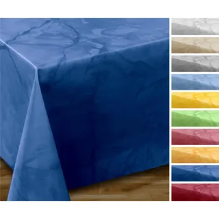 BEAUTEX Wachstuchtischdecke Marmor oval 140x180 abwaschbar, wetterfest | wasserundurchlässig, pflegeleicht, strapazierfähig, zuschneidbar, edle Optik, ideal für Esszimmer, Garten und Balkon