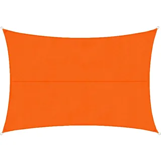 casa pura Wasserabweisendes Sonnensegel rechteckig 500 x 700 cm Orange