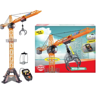 Dickie Toys Spielzeug-Kran Baustelle Kran Steuerung Go Real / Construction Mega Crane 201139012