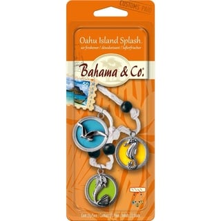 Bahama & Co Oahu Island Medallion Kette Autoduft Oahu Island Splash Duftbaum