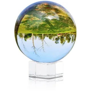 Intirilife Glaskugel, Transparent, Glas, Dekoration, Dekoartikel, Dekokugeln