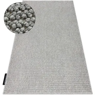 RugsX Casablanca LOOP Teppich 200 x 200 cm Grau