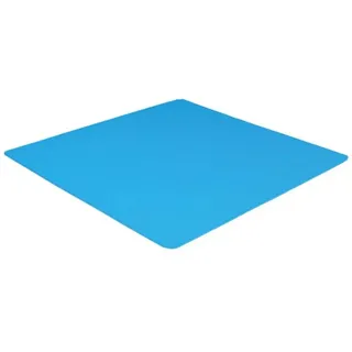 Kurzflor-Teppich Rechteck - 2 x 2 m, Hellblau