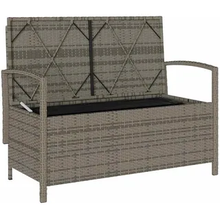 vidaXL Gartenbank 113 x 57 x 87 cm Grau