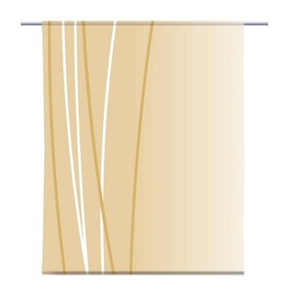 Scheibengardine Linea gold dark links Scheibengardine - B-line, gardinen-for-life 60 cm x 100 cm