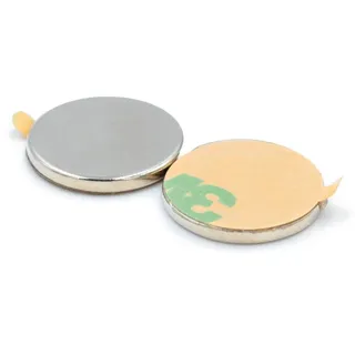Neodym-magnet, Zylinder, 17 X 2 Mm, 3m-kleber, Selbstklebend, Rund, Hunter