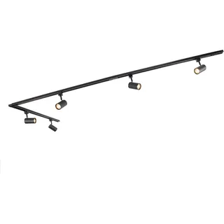 QAZQA Iconic Jeana 5-flg. schwarz Stahl
