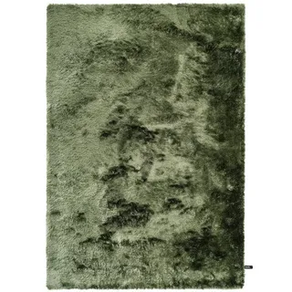 Hochflor-Teppich Whisper, benuta, rechteckig, Höhe: 31 mm, Kunstfaser, Berber, Ethno-Style, Wohnzimmer grün 80 cm x 150 cm x 31 mm