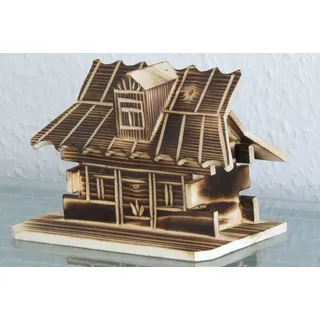 Holzprodukte Spardose Haus Hütte Alpenhütte Alpenhaus Spardose Holz Holzhaus NEU 18.5 cm