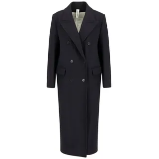 Drykorn Wintermantel Damen Mantel mit Wolle WORCESTER (1-tlg) schwarz