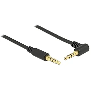 DeLock Klinkenkabel 3,5mm 4 Pin Stecker gewinkelt 3,0m (85616)