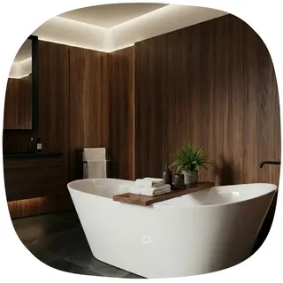 REA Spiegel 700 x 20 x 700 mm Transparent
