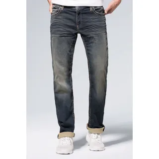 Comfort-fit-Jeans CAMP DAVID "CO:NO" Gr. 38, Länge 36, blau Herren Jeans Comfort Fit Münztasche mit Ziernaht