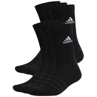 adidas Cushioned Sportswear Crew Socken 6er Pack Black / White 49-51
