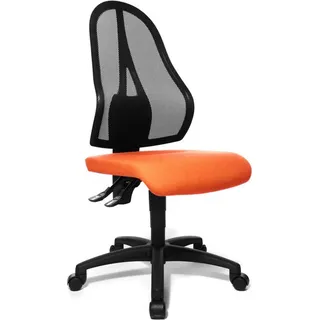 Topstar Bürostuhl Open Point P, OP100 G04 Stoff orange, Gestell schwarz - Orange