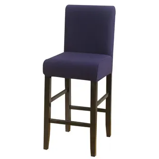 Rosnek Stuhlhusse Wasserdicht, Stretch, für Bar Esszimmer Cafe Restaurant Hocker Deko blau
