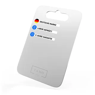 TAMO Titan Schneidebrett, Schneidebrett aus 100% reinem Titan, hygienisch, antibakteriell & langlebig, titanium chopping board, ideal für Fleisch, Obst, Gemüse, Küche, Camping & Outdoor