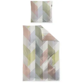 IRISETTE Wave 8739 grafisch Baumwolle mehrfarbig 155 x 220 cm + 2 x 80 x 80 cm