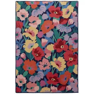 KADIMA DESIGN Dahlia Wollteppich 180 x 230 cm Bunt