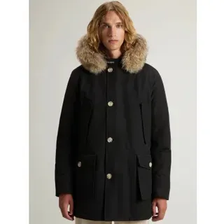Woolrich für Herren. CFWOOU0482MHUT0001 Artic Ramar Parka schwarz (L), Lässig, Polyester