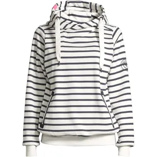 salzhaut Hoodie Ringel Blau/Weiß S