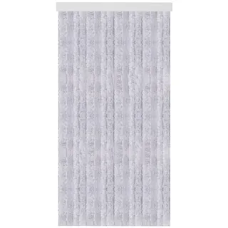 arsvita Flauschvorhang 140x220 Unistreifen grau