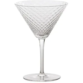 Martini - Set mit 4 Kelchgläsern, 23 cl, Glas für Cocktails und aromatische Weine, Glas, elegantes Design - Zafferano, hergestellt in Italien