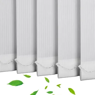 Vertikaljalousie Für Fenster,60% Verdunkelung Vertikale Jalousien 60cm 70cm 80cm 90cm 100cm 110cm 120cm,Vertikale Lamellen Jalousien Für Innen,Sichtschutz Lamellenvorhang,W×H-60x80cm/23.5x31.5in